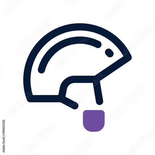 helmet icon. vector dual tone icon for your website, mobile, presentation, and logo design.
