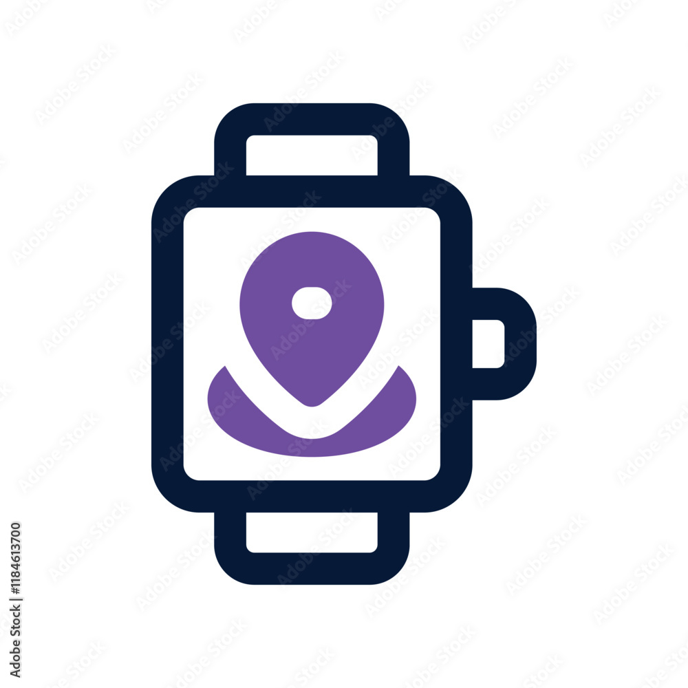 smartwatch icon. vector dual tone icon for your website, mobile, presentation, and logo design. smartwatch icon. vector dual tone icon for your website, mobile, presentation, and logo design.