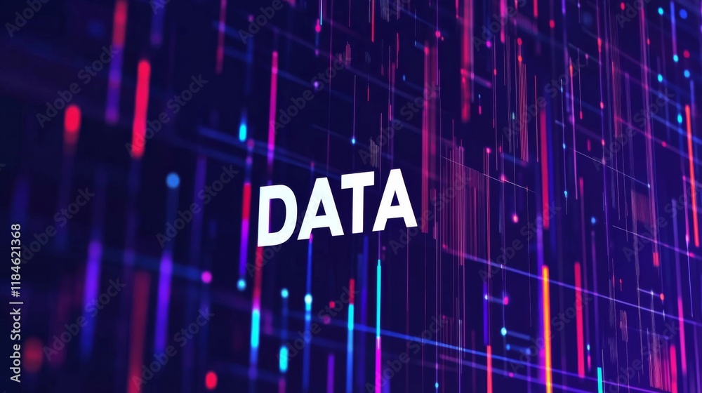 Obraz premium Visual concept emphasizing the significance of data in science.
