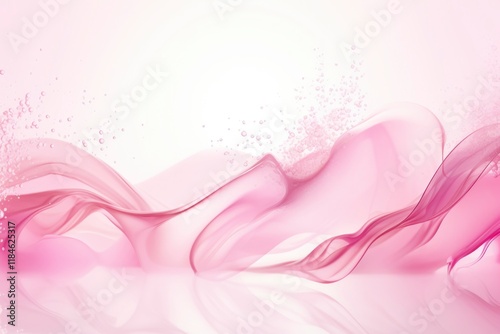 Pink water liquid splash