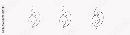artistic design for cover and poster or wall decoration, vector.