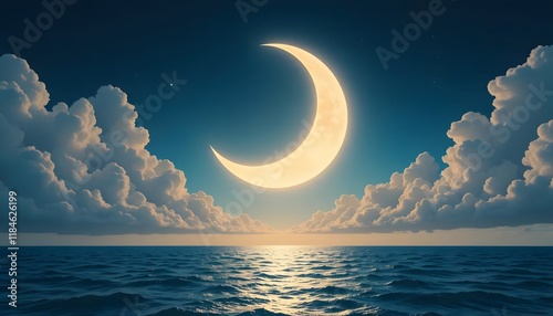 Ramadhan Kareem muslim background. Generative AI