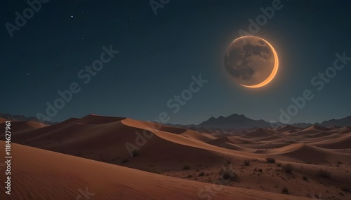 Ramadhan Kareem muslim background. Generative AI