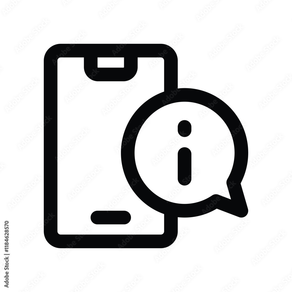 information icon. vector line icon for your website, mobile, presentation, and logo design. information icon. vector line icon for your website, mobile, presentation, and logo design.