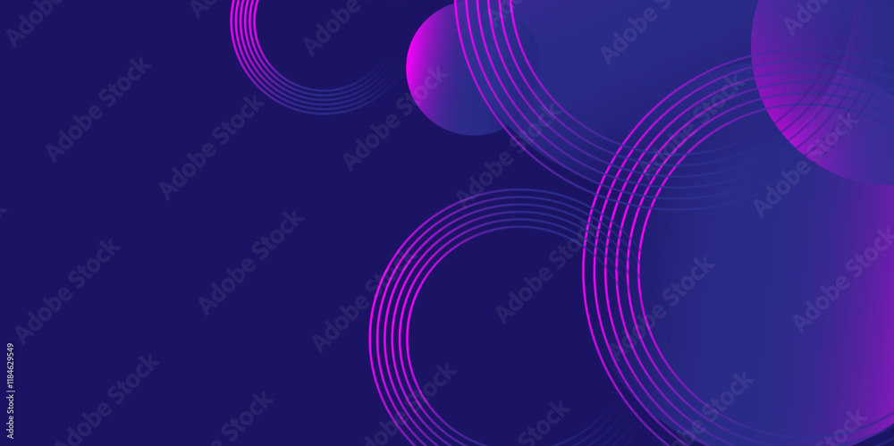 Abstract shining circle lines on blue background. purple dotted halftone abstract background elegant circle shape. For advertisement, sale banner, branding, brochure, flier, presentation slide show Abstract shining circle lines on blue background. purple dotted halftone abstract background elegant circle shape. For advertisement, sale banner, branding, brochure, flier, presentation slide show