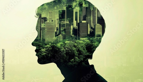 Human commitment to a sustainable environment.
