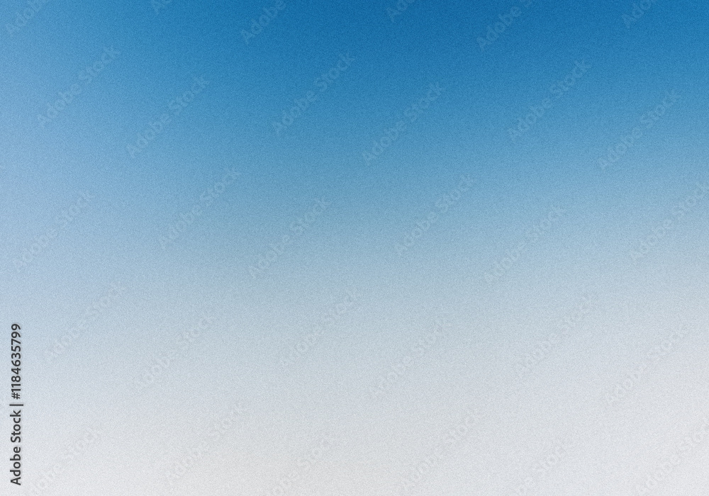 Obraz premium Clear blue sky gradient background with subtle texture, light grain noise effect