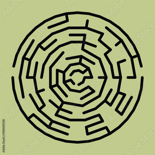 Kids riddle maze puzzle labyrinth vector illustration