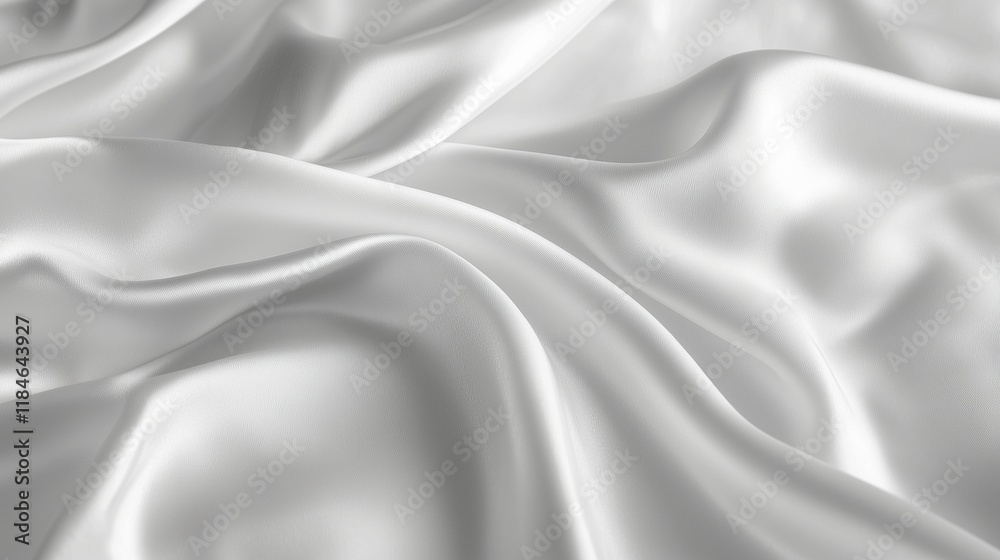 Obraz premium white satin fabric background