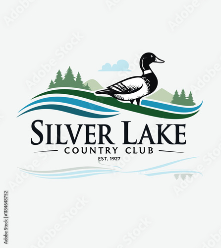 Classic Logo Design with Duck