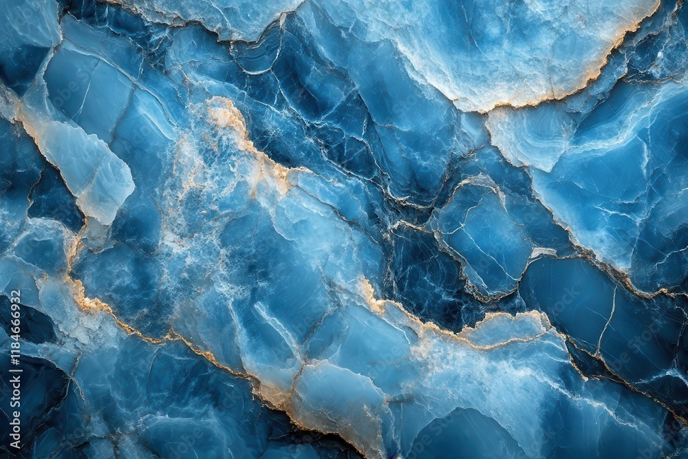 Fototapeta premium luxurious blue pastel marble surface with intricate veining patterns natural stone texture background for interior design high resolution closeup view