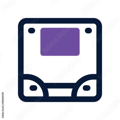 weighing scale icon. vector dual tone icon for your website, mobile, presentation, and logo design.