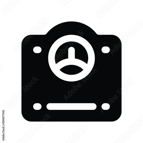 weight scale icon. vector glyph icon for your website, mobile, presentation, and logo design.