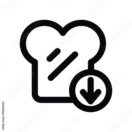 low carbo icon. vector line icon for your website, mobile, presentation, and logo design.
