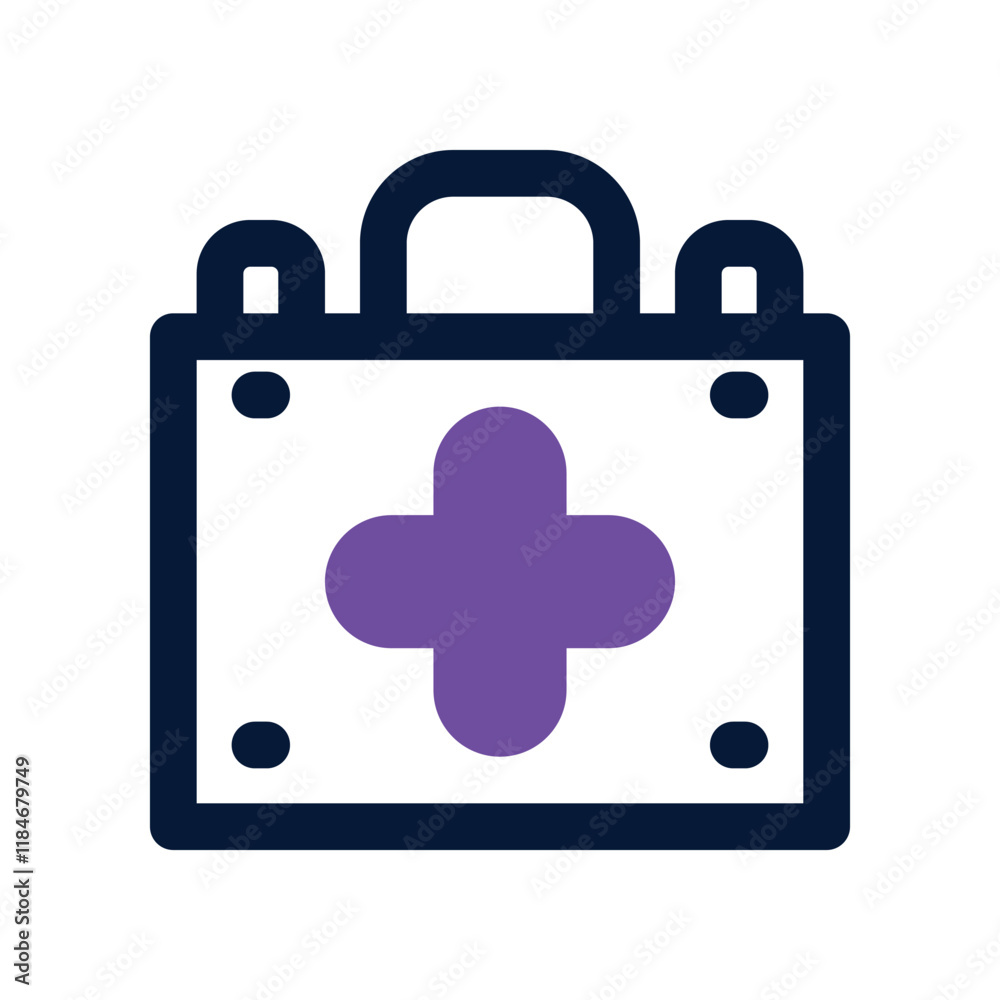 medicine box icon. vector dual tone icon for your website, mobile, presentation, and logo design. medicine box icon. vector dual tone icon for your website, mobile, presentation, and logo design.