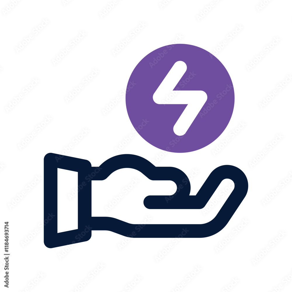 save energy icon. vector dual tone icon for your website, mobile, presentation, and logo design. save energy icon. vector dual tone icon for your website, mobile, presentation, and logo design.