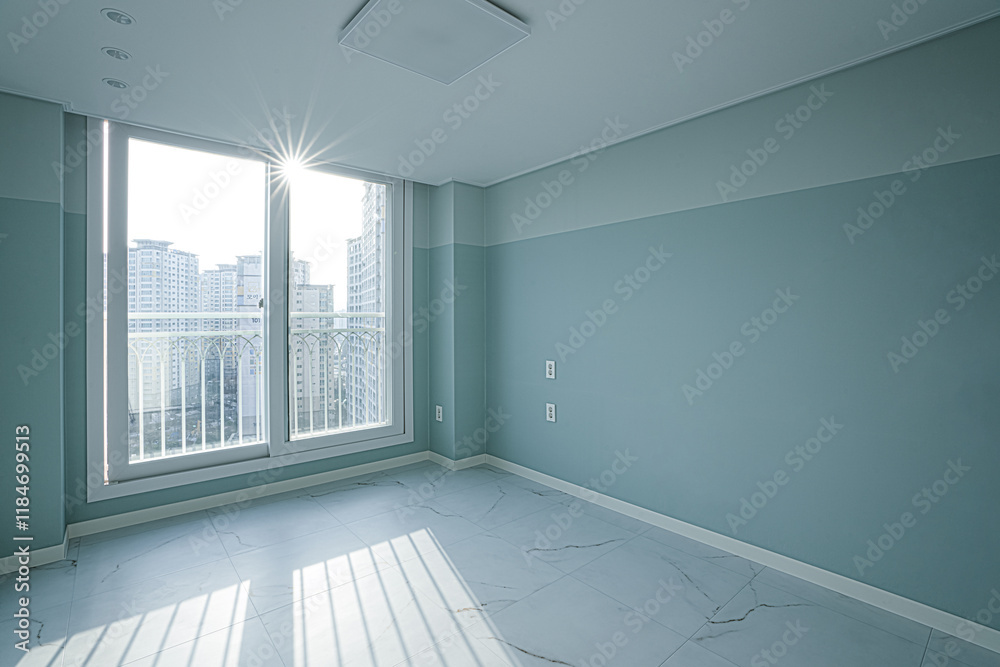 Fototapeta premium empty white room