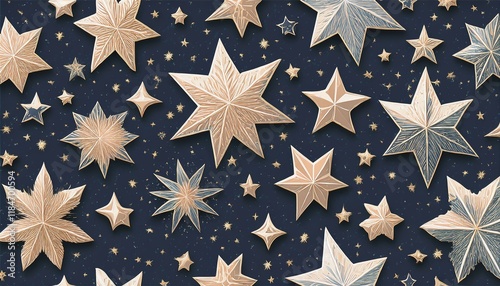 seamless pattern stars elegant background with sparkle star glitter pattern bling marble texture delicate backdrop stars tender design for gift wrappers wallpaper wrapping paper prints 