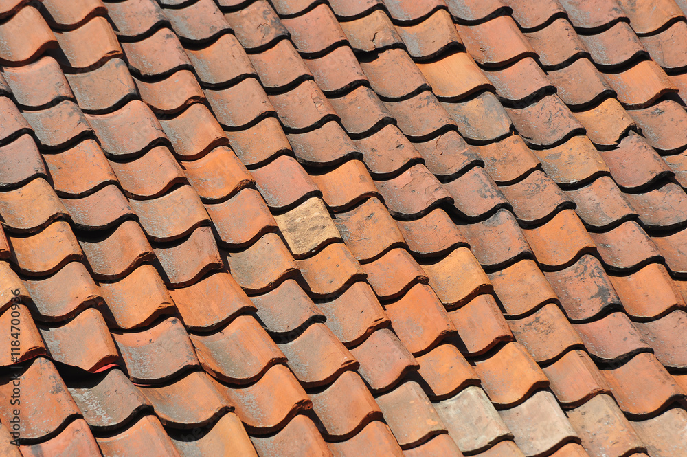 tiled roof - abstract tiled roof - abstract
