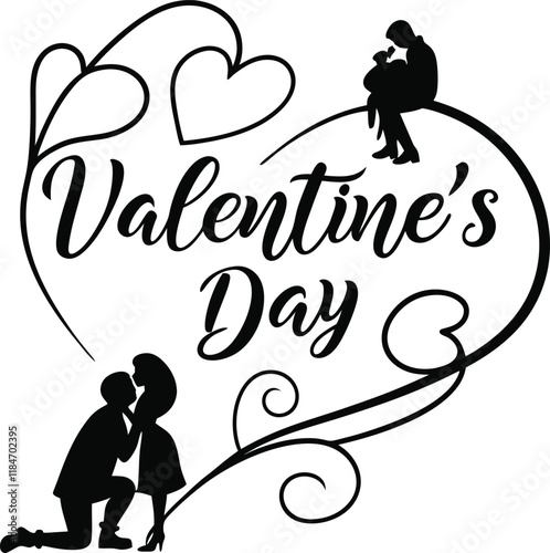 Whispered Affection Silhouette Valentine Designs"