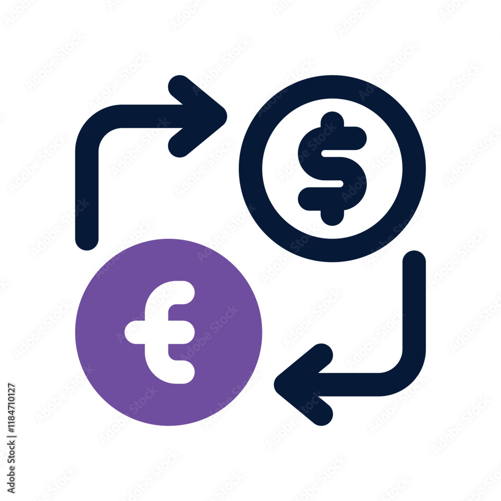 money exchange icon. vector dual tone icon for your website, mobile, presentation, and logo design. money exchange icon. vector dual tone icon for your website, mobile, presentation, and logo design.