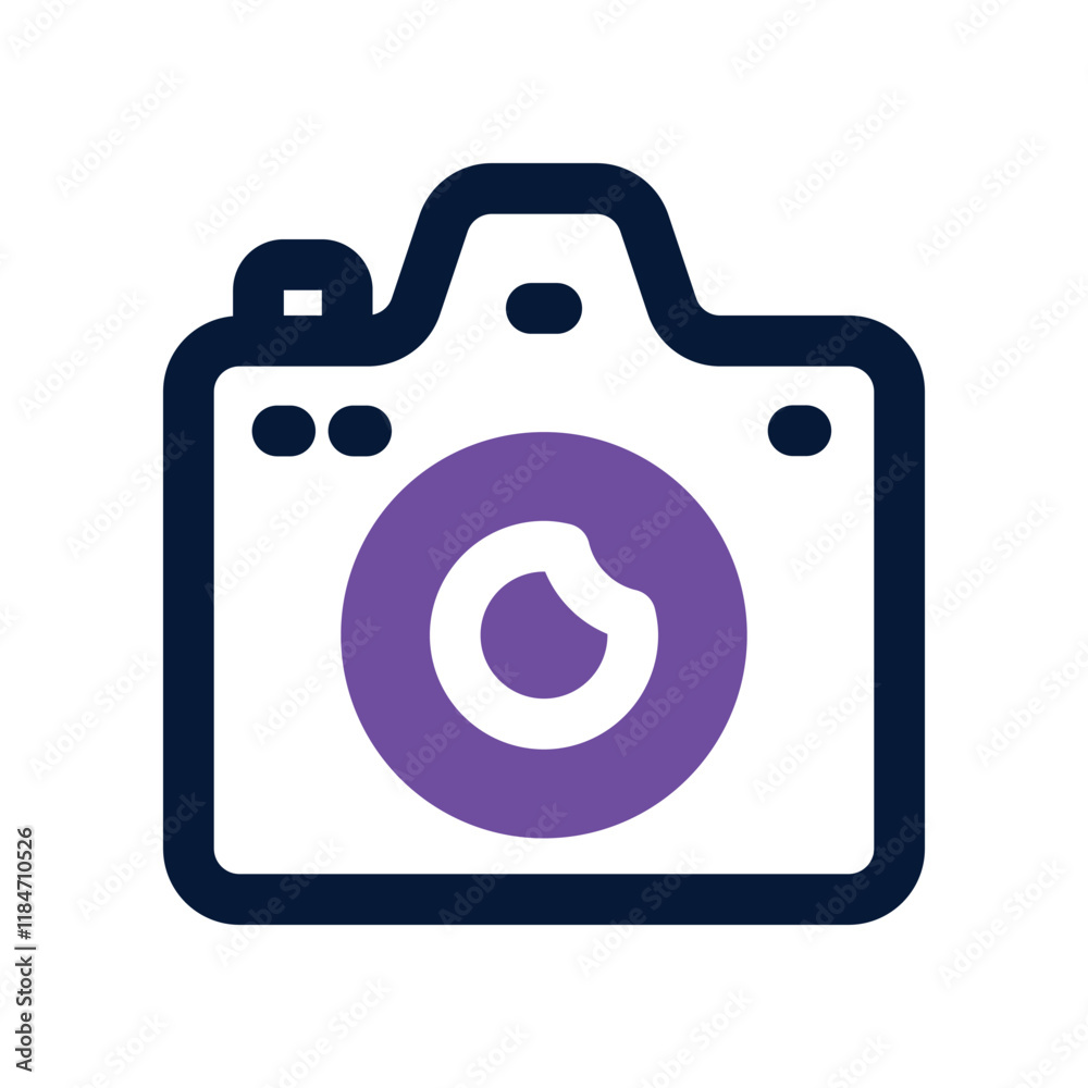 camera icon. vector dual tone icon for your website, mobile, presentation, and logo design. camera icon. vector dual tone icon for your website, mobile, presentation, and logo design.