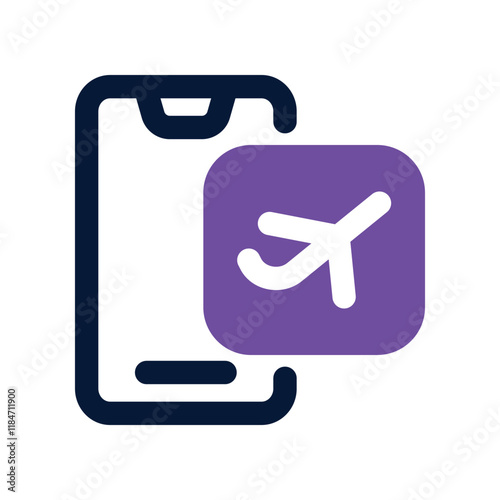 booking online icon. vector dual tone icon for your website, mobile, presentation, and logo design.