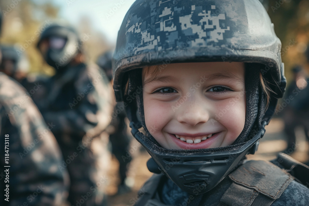 Close-Up of Paintball Players in Action, Wearing Protective Masks and Gear, Generative AI art Close-Up of Paintball Players in Action, Wearing Protective Masks and Gear, Generative AI art