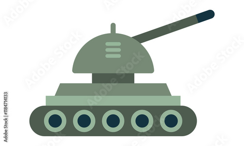 Tank icon. Trendy tank icon, vector logo concept isolated on white background. Weapons for modern warfare army tank web site design. Vector illustration.