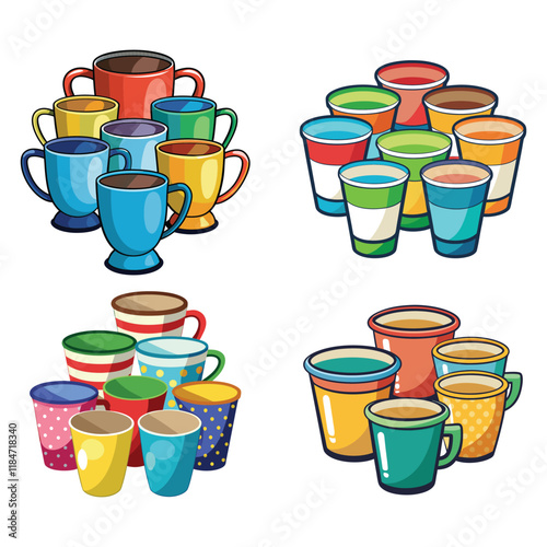 Simple Cup Vector Illustration