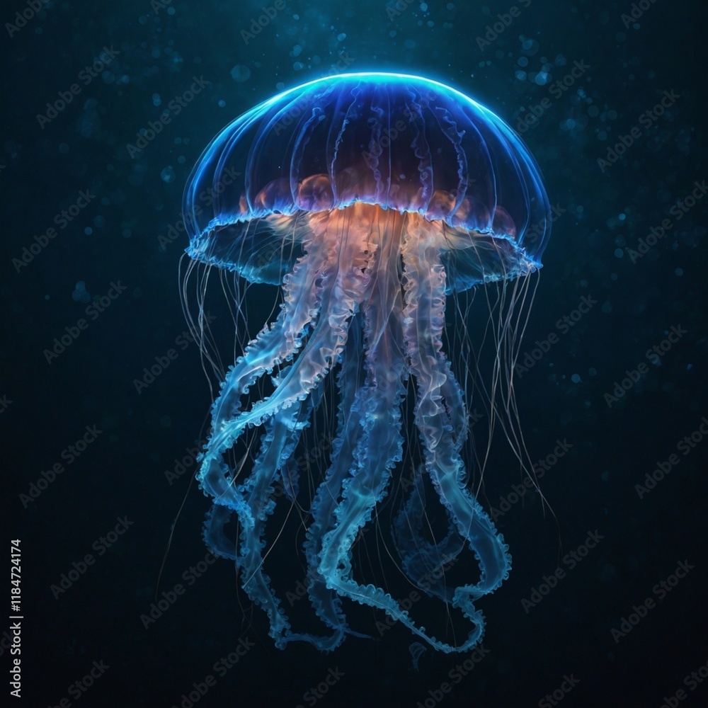 Fototapeta premium jelly fish in the aquarium
