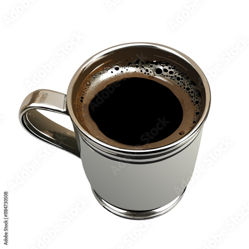 Metal cup vector illustration (5)