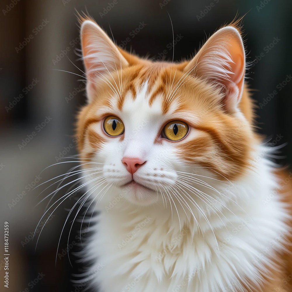 Majestic tabby cat with striking green eyes and a lush fur coat, basking in natural light – the perfect embodiment of feline grace and charm Majestic tabby cat with striking green eyes and a lush fur coat, basking in natural light – the perfect embodiment of feline grace and charm