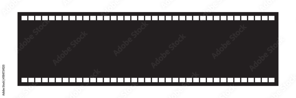 Obraz premium Filmstrip Vector, Filmstrip Icon, Film Photography, Film Roll Icon, Vintage Photography, Film Canister, Vector Illustration.
