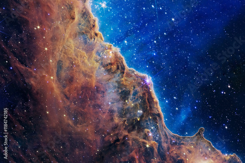 Fototapeta Naklejka Na Ścianę i Meble -  Beautiful multi-colored space nebula. Elements of this image furnished by NASA