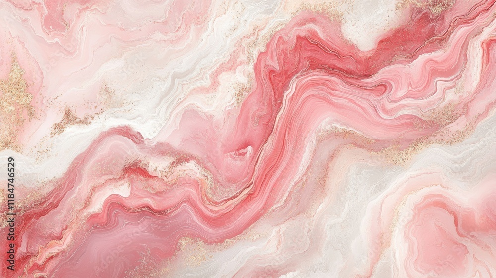 Abstract Swirling Patterns in Soft Pink and White Tones Abstract Swirling Patterns in Soft Pink and White Tones
