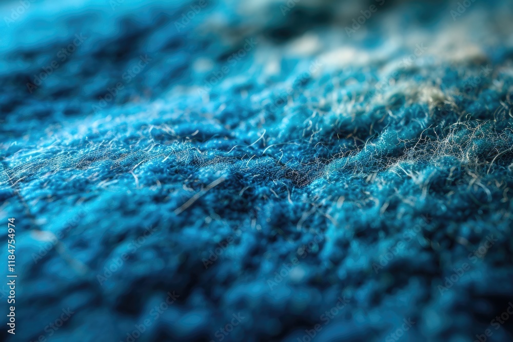 Vibrant Blue Felt Texture Close-Up: A Colorful Macro Background Vibrant Blue Felt Texture Close-Up: A Colorful Macro Background