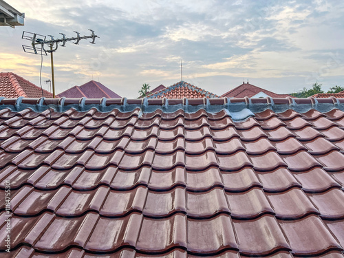 roof of the house