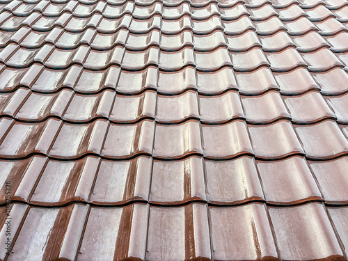 roof tiles on a roof