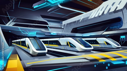 Futuristic Train Station Design: A Modern Transportation Hub