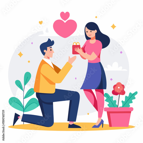 Propose Day white background