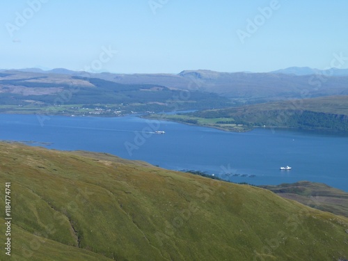 Lochaline from Mull, Scotland photo