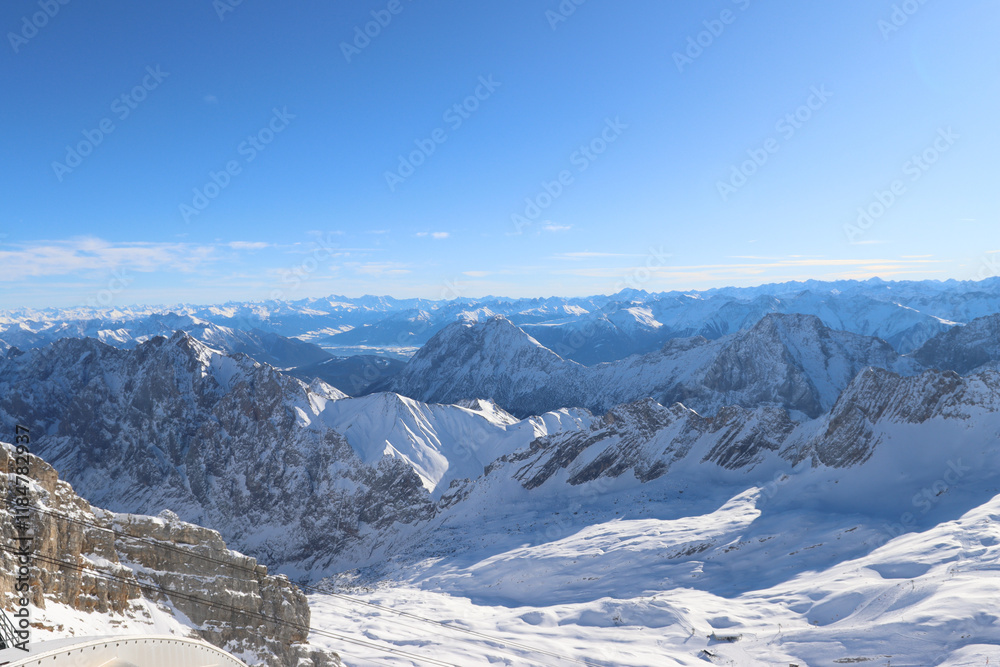 Fototapeta premium Beauty of Alps in winter