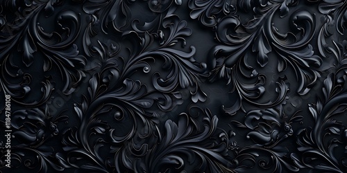 Dark wallpaper in a retro style