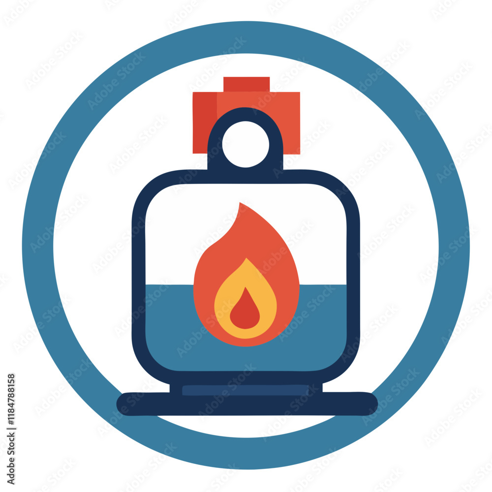 Obraz premium gas icon design