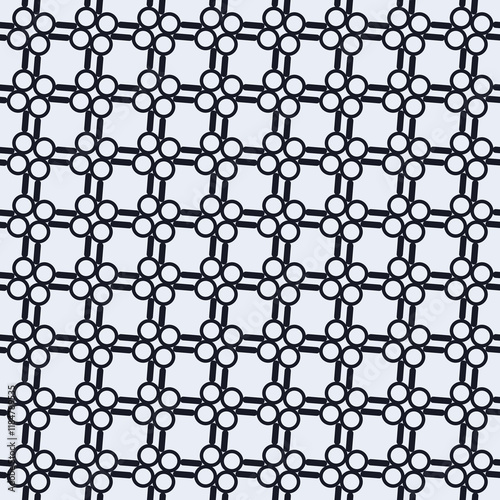 Dark blue and coconut white colors abstract seamless pattern background