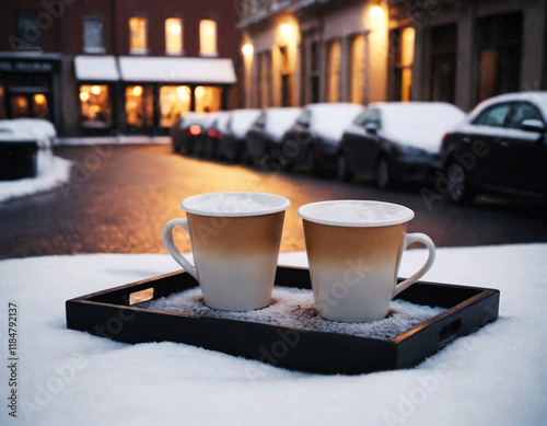 cup of coffee on the street