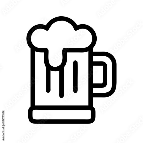 beer glass icon design