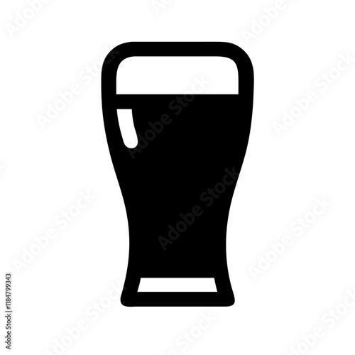 beer glass icon design