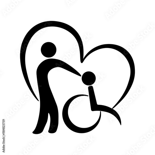 The image is a symbol of inclusivity and accessibility.  